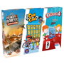Falomir Pack de 3 jeux : Coloca 4, Hundir los Barcos et Cuál es Cuál