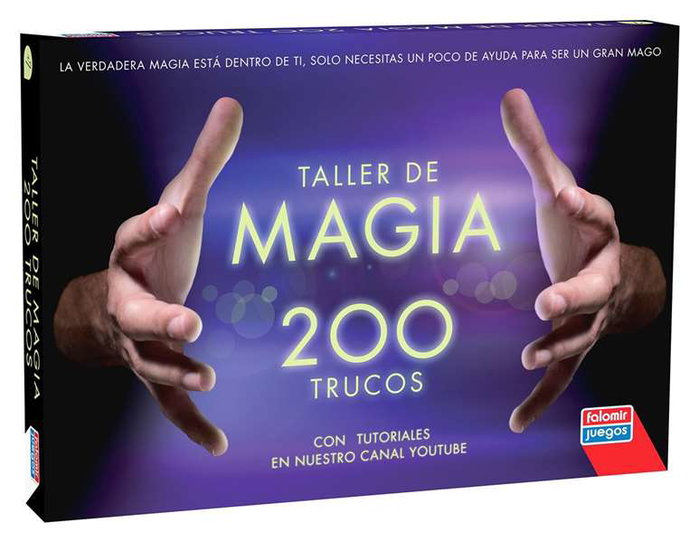 Falomir Juego Magia 200 Trucos - Jeu de magie avec 200 tours, DVD et accessoires, en espagnol