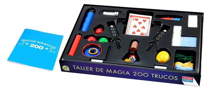 Falomir Juego Magia 200 Trucos - Jeu de magie avec 200 tours, DVD et accessoires, en espagnol