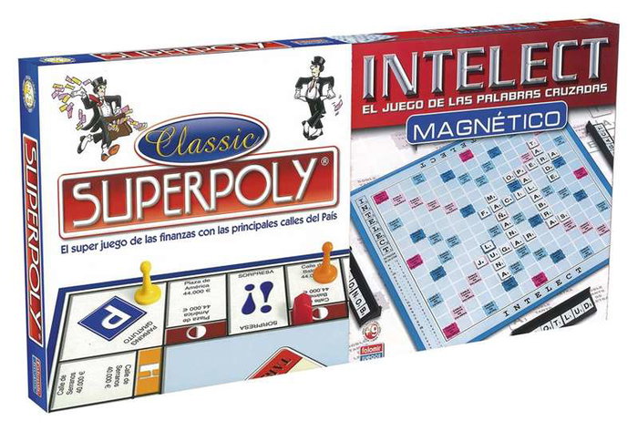 Falomir Jeu Superpoly et Intellect Magnétique en Espagnol Carton Plastique dès 8 ans Falomir Jeu Superpoly et Intellect Magnétique en Espagnol Carton Plastique dès 8 ans