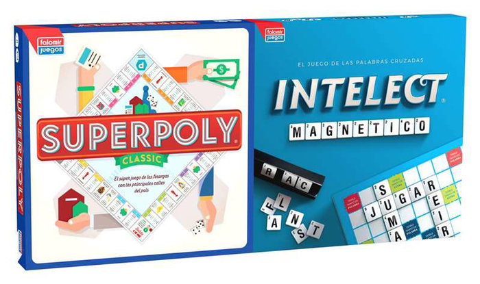 Falomir Jeu Superpoly et Intellect Magnétique en Espagnol Carton Plastique dès 8 ans Falomir Jeu Superpoly et Intellect Magnétique en Espagnol Carton Plastique dès 8 ans