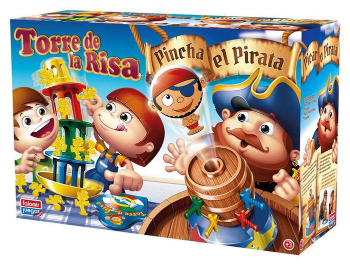 Falomir Juego Pincha El Pirata y Torre De La Risa Falomir Juego Pincha El Pirata y Torre De La Risa
