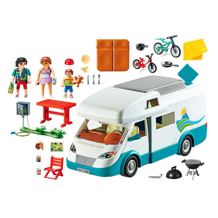 Playmobil 70088 Camping-car et Famille Family Fun