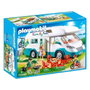 Playmobil Family Fun - Caravane d'été Jouet, Caravane de Vacances en Plastique pour Enfants à partir de 4 Ans