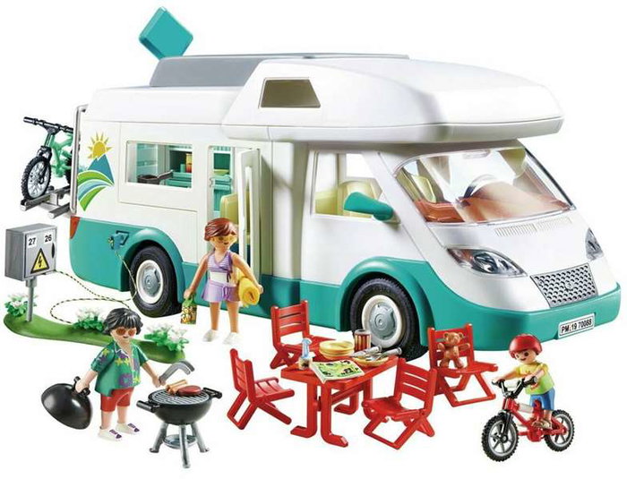 Playmobil Family Fun - Caravane d'été Jouet, Caravane de Vacances en Plastique pour Enfants à partir de 4 Ans Playmobil Family Fun - Caravane d'été Jouet, Caravane de Vacances en Plastique pour Enfants à partir de 4 Ans