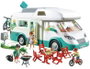 Playmobil Family Fun - Caravane d'été Jouet, Caravane de Vacances en Plastique pour Enfants à partir de 4 Ans