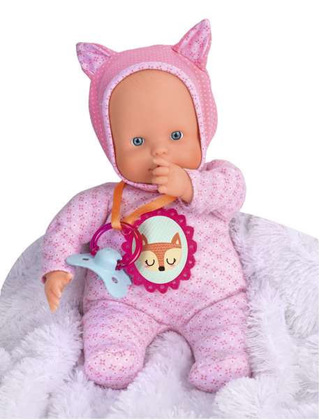 Famosa Poupée Nenuco Little Fox Rose 30 cm avec 5 fonctions