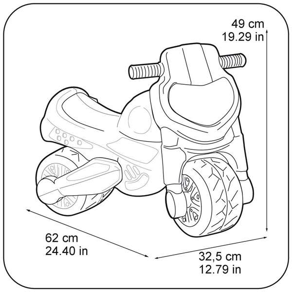 Feber 1 Sprint - Correpasillos moto bébé 62 cm pour enfant à partir de 18 mois - Motofeber Feber 1 Sprint - Correpasillos moto bébé 62 cm pour enfant à partir de 18 mois - Motofeber