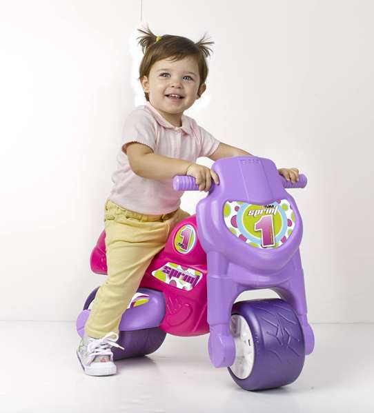 Feber Motofeber 1 Sprint - Correpasillos moto pour bébé, couleur rose, 62 cm Feber Motofeber 1 Sprint - Correpasillos moto pour bébé, couleur rose, 62 cm