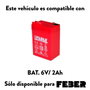 Feber Quad Jouet Electrique Racy 6V Rouge