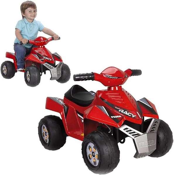 Feber Quad Jouet Electrique Racy 6V Rouge