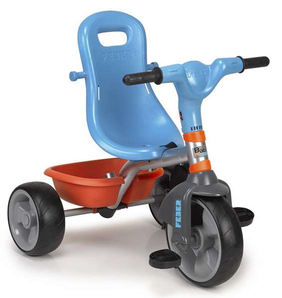Feber Triciclo Baby Plus Music - Tricycle évolutif pour bébé avec musique, 91,2 x 98,3 x 51,5 cm, à partir de 9 mois