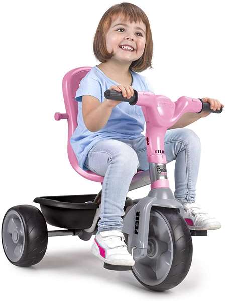 Feber Triciclo Baby Plus Music Rosa 91,2x98,3x51,5 cm, Tricycle enfant musical avec piles pour 9 mois et plus Feber Triciclo Baby Plus Music Rosa 91,2x98,3x51,5 cm, Tricycle enfant musical avec piles pour 9 mois et plus