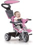 Feber Triciclo Baby Plus Music Rosa 91,2x98,3x51,5 cm, Tricycle enfant musical avec piles pour 9 mois et plus