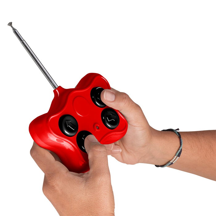 Feber Twinkle Car - Voiture électrique radiocommandée 12V pour enfant, 1 place, avec phares avant, marche avant/arrière
