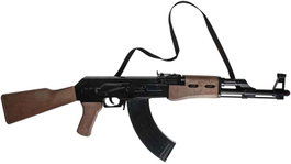 Gonher Fusil d'assaut jouet 8 tirs, dimensions 76x26x5.5 cm, en métal
