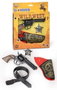 Gonher - Set Pistola 8 Tiros Far West avec Cartouche et Étoile de Shérif - Jouet en Métal - 21x27x3 cm