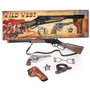 Gonher Ensemble de Pistolets Western avec Fusil et Accessoires 8 Coups