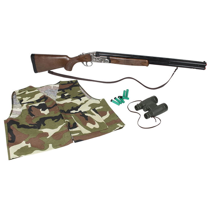 Gonher Set de Chasseur avec Fusil de Chasse et Gilet