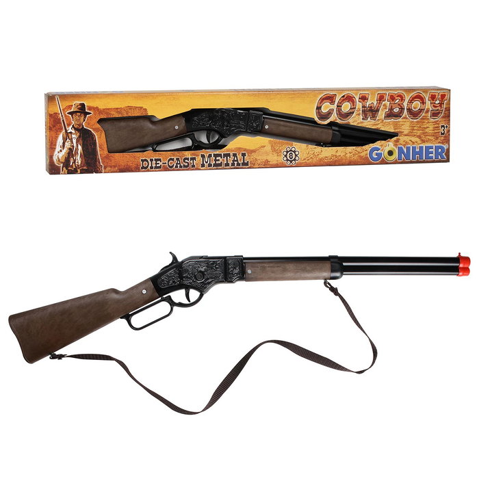 Gonher Fusil Winchester 8 coups Argent