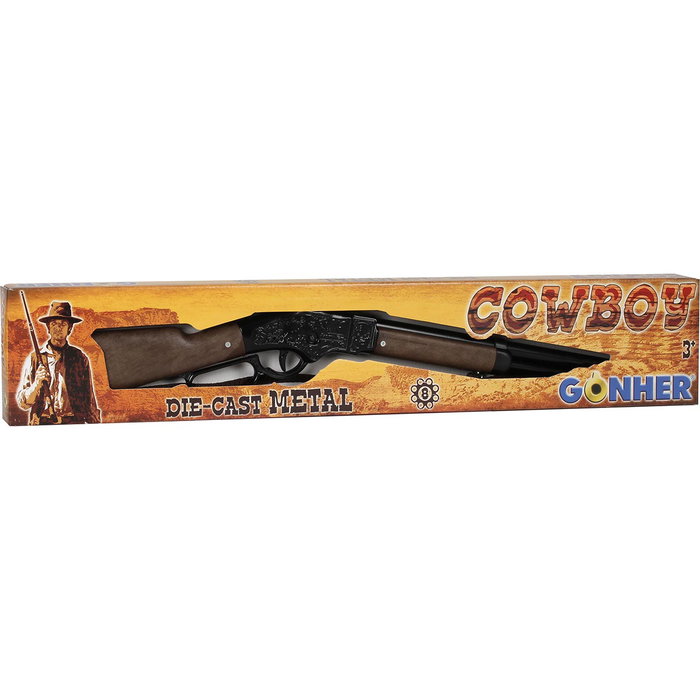 Gonher Fusil Winchester 8 coups Argent