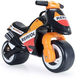 Injusa - Moto porteur (Correpasillos) moto Neox Repsol pour enfant, dimensions 69 x 27,5 x 49 cm