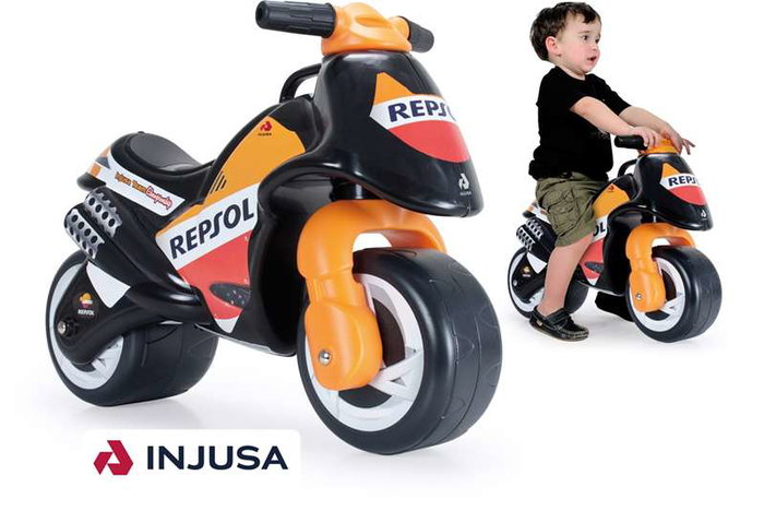 Injusa - Moto porteur (Correpasillos) moto Neox Repsol pour enfant, dimensions 69 x 27,5 x 49 cm Injusa - Moto porteur (Correpasillos) moto Neox Repsol pour enfant, dimensions 69 x 27,5 x 49 cm