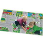 Molto - Tapis de jeu en mousse avec 30 accessoires (voitures et panneaux) - 124 x 60 cm - Jeu en espagnol et anglais - À partir de 3 ans