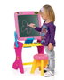 Molto Pupitre Tableau Rose - Bureau d'enfant 90 cm avec Ardoise et 16 Accessoires - Age Recommandé: 3 ans et plus