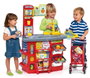 Molto Supermarché Jouet pour Enfants avec Caddie et Scanner Sonore - 20 Accessoires - 103 cm - Langues: Espagnol, Anglais