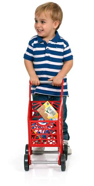 Molto Supermarché Jouet pour Enfants avec Caddie et Scanner Sonore - 20 Accessoires - 103 cm - Langues: Espagnol, Anglais