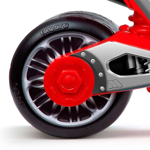Molto Draisienne moto cross premium pour enfant, 73 cm, jouet d'équilibre sans piles, recommandé à partir de 18 mois