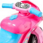 Molto Motocyclette trotteur fille 72 cm en plastique rose - Jouet d'équilibre pour enfant (18 mois à 99 ans)