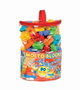 Molto Sac de construction avec 80 pièces, rouge