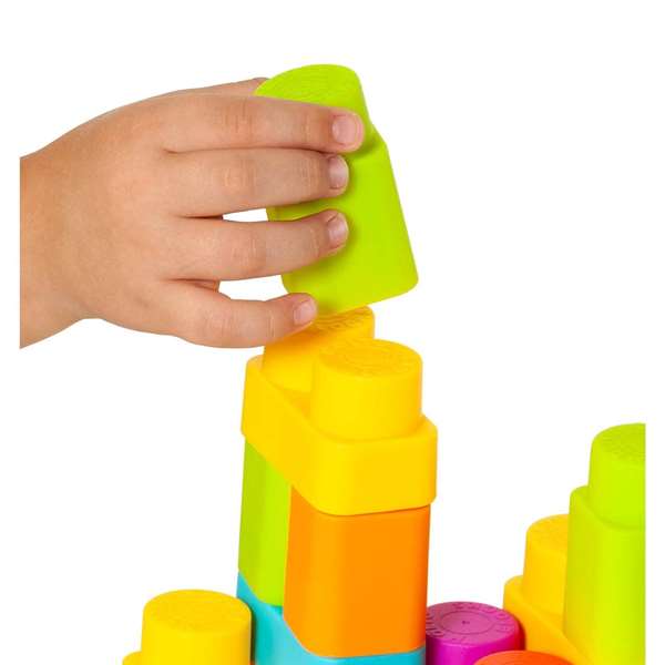 Molto Sac de construction avec 150 pièces - Jeu de blocs - Pour enfants dès 1 an et adultes