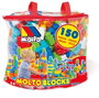 Molto Sac de construction avec 150 pièces - Jeu de blocs - Pour enfants dès 1 an et adultes