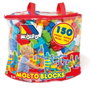 Molto Sac de construction avec 150 pièces - Jeu de blocs - Pour enfants dès 1 an et adultes
