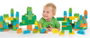 Molto Sac de construction avec 150 pièces - Jeu de blocs - Pour enfants dès 1 an et adultes