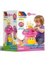 Molto 6503 Seta activités rose 40 cm avec musique, sons et formes pour enfant de 1 an et plus, jeu d'éveil musical et lumineux en plastique
