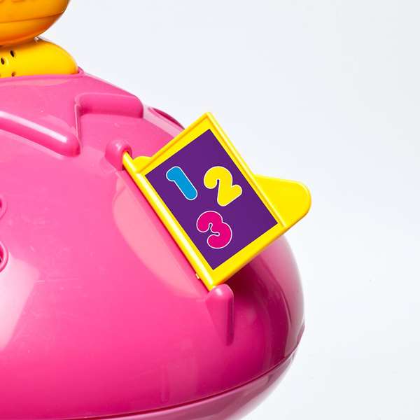 Molto 6503 Seta activités rose 40 cm avec musique, sons et formes pour enfant de 1 an et plus, jeu d'éveil musical et lumineux en plastique Molto 6503 Seta activités rose 40 cm avec musique, sons et formes pour enfant de 1 an et plus, jeu d'éveil musical et lumineux en plastique