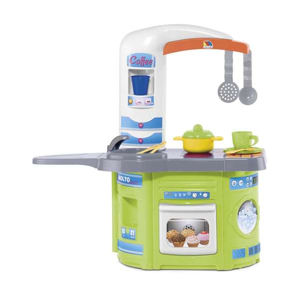 Molto Ma première cuisine de 68 cm pour enfant avec 12 accessoires, âge recommandé 2 ans et plus