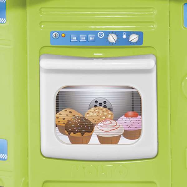 Molto Ma première cuisine de 68 cm pour enfant avec 12 accessoires, âge recommandé 2 ans et plus