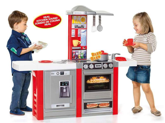 Molto Cuisine master électronique pour enfants avec 13 accessoires - Dimensions : 102 x 114 x 34 cm