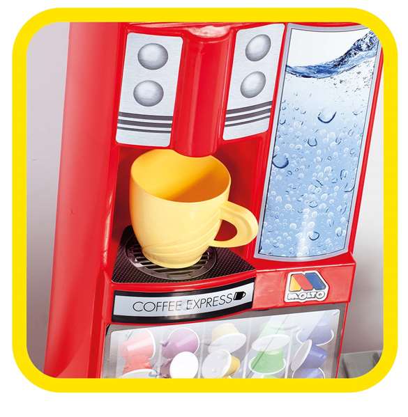 Molto Cuisine master électronique pour enfants avec 13 accessoires - Dimensions : 102 x 114 x 34 cm