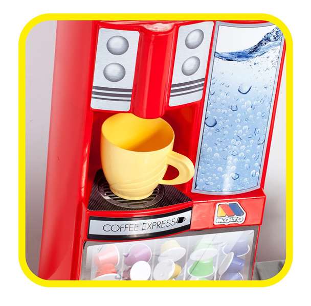 Molto Cuisine master électronique pour enfants avec 13 accessoires - Dimensions : 102 x 114 x 34 cm