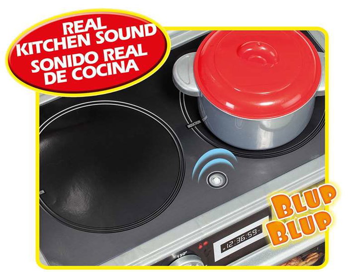 Molto Cuisine master électronique pour enfants avec 13 accessoires - Dimensions : 102 x 114 x 34 cm