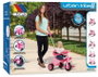 Molto Triciclo Urban Trike City 5 en 1 avec Bandeja et Palo - Tricycle Évolutif pour Enfant - 89 cm - Rose