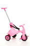 Molto Triciclo Urban Trike City 5 en 1 avec Bandeja et Palo - Tricycle Évolutif pour Enfant - 89 cm - Rose