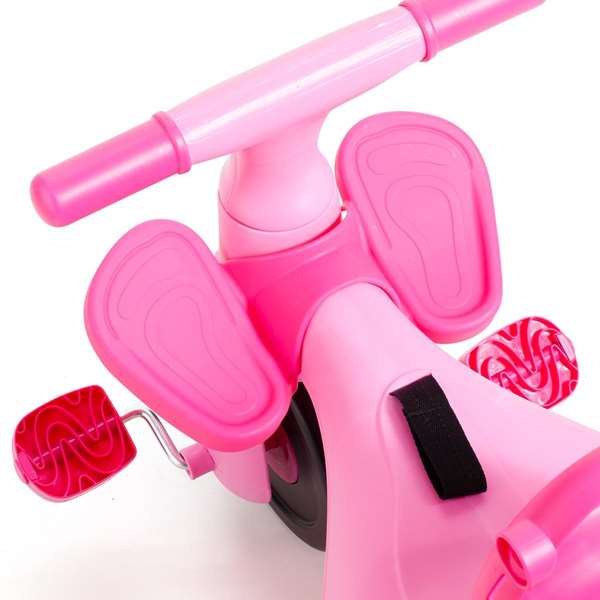 Molto Triciclo Urban Trike City 5 en 1 avec Bandeja et Palo - Tricycle Évolutif pour Enfant - 89 cm - Rose