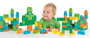 Molto - Boîte de blocs de construction en plastique - 35 pièces - Pour enfants dès 1 an et adultes - Langues: espagnol, anglais